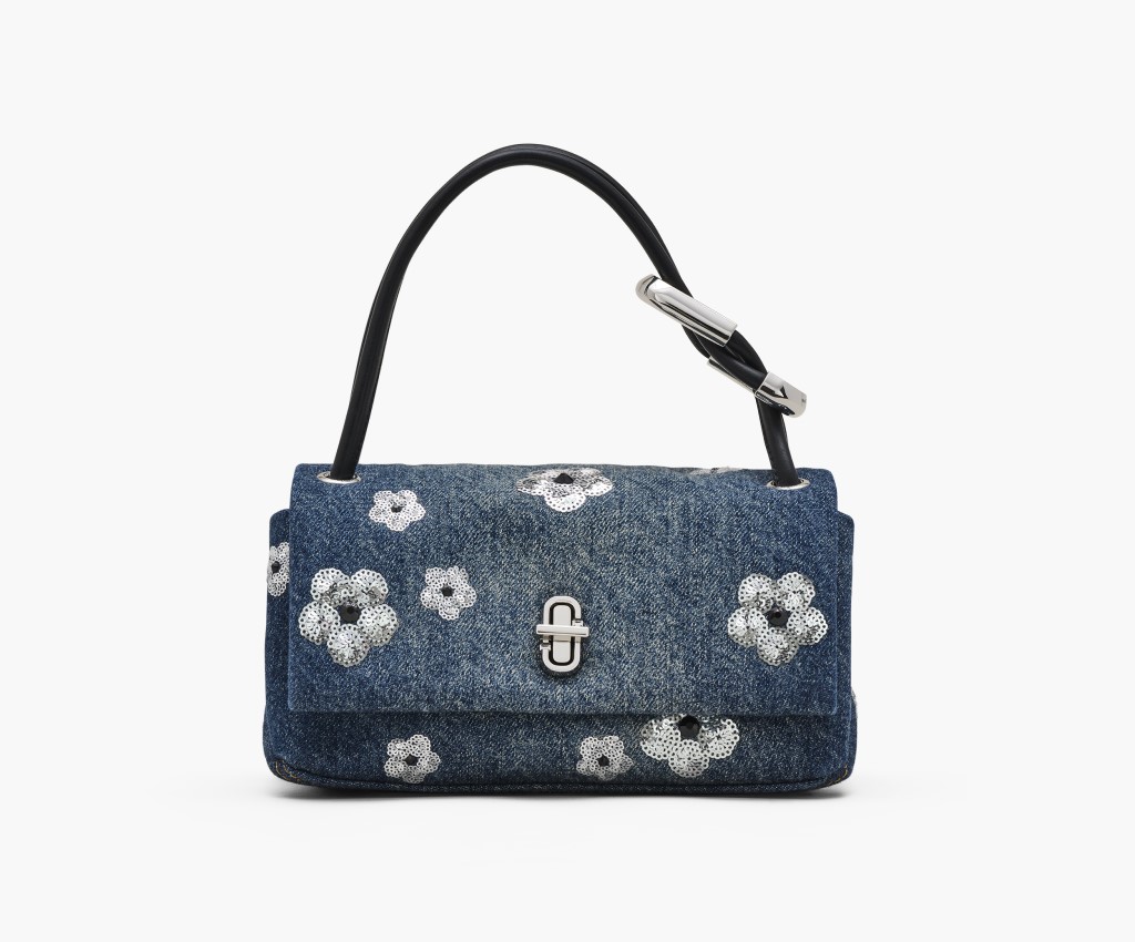 The Sequin Daisy Denim Mini Dual Bag